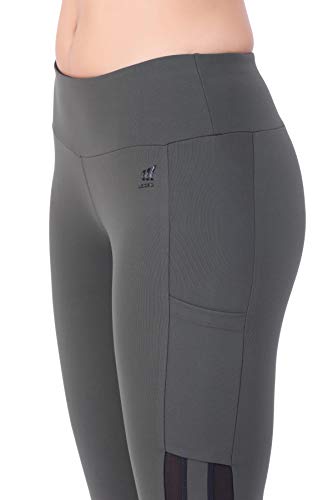 Image of Women's JUST-Dry Ankle Length Gym Workout Yoga Fitness Active Sports Pants