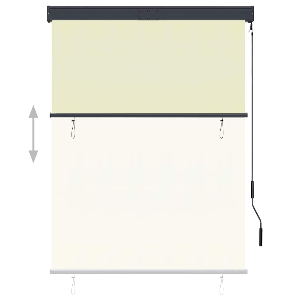 Store Roulant Extérieur 120 x 250 cm Crème