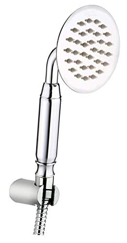 Bathroom ABS Hand Shower Set with 1.5 meter Longer Shower Hose Tube and ABS Wall Stand