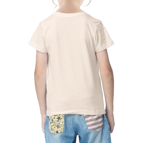 BINTEHGS Cute Shirts for Girls Short Sleeve Cat Graphic Tees Crewneck Cartoon Casual Cotton T-Shirt Kids Summer Tops Clothes3