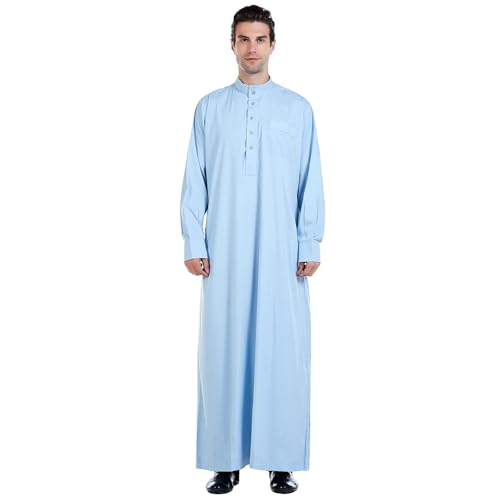 Kaftan homme manches courtes pour la prière et le confort quotidien à la maison