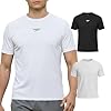 SPEEDO Kit 2 Camisetas Dry Fit Academia Esportiva Masculina, 1 Branco - 1 Preto, G