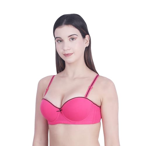 Image of Brachy Women's Poly Cotton Heavily Padded Wired Push-up Bra