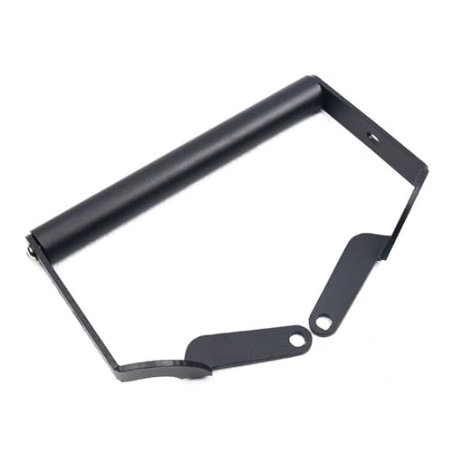 Support téléphone moto Duke 390 avec plaque pour GPS en alu noir