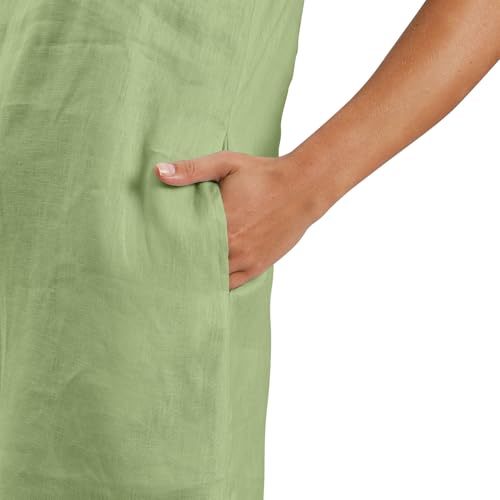 Robe d'été lin anti-chaleur fluide avec poches amples pour morphologie S-XL - 7