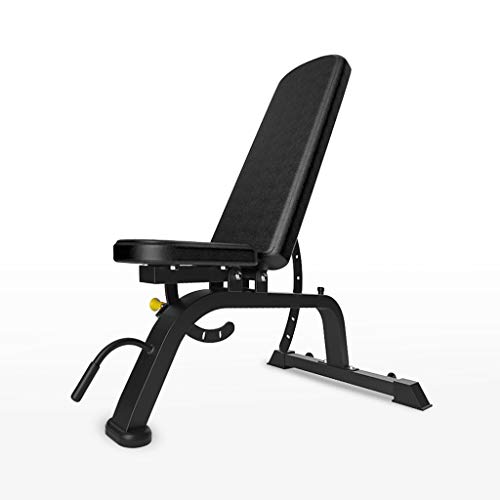 Hantelbank Standard-HantelbänkeHantelbank, verstellbare Hantelbank, Hantelstangen zum Gewichtheben, Rückenlehnensitz, verdickte Rohre, starke Tragfähigkeit, schwarz/redolympisches Gewicht