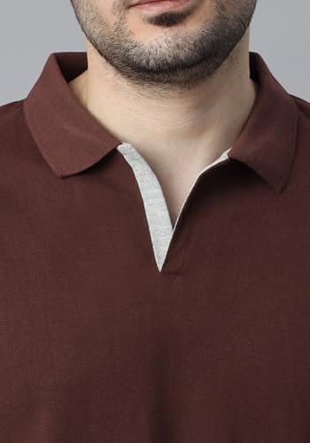 Image of Wear Your Opinion Solid Cotton Rich Polo T Shirt | Collar Tshirts | Half Sleeves | Plain-Regular Fit (Available in Plus Size)