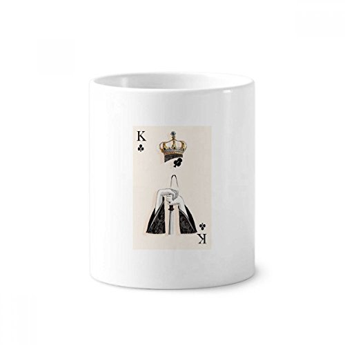 Porte-brosse à dents céramique Club K tasse de bureau originale 350ml