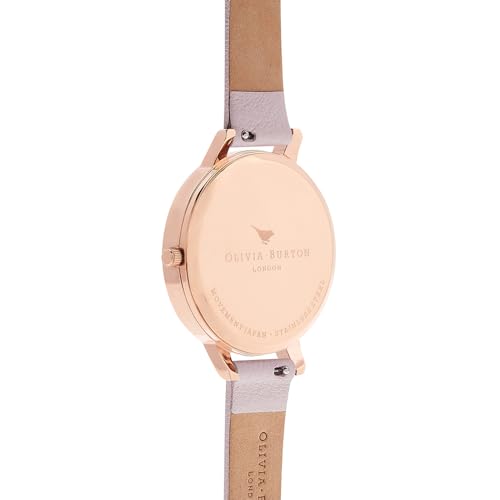 Olivia Burton Analogue Quartz Watch for Women with Blush Leather Strap - OB16PL35