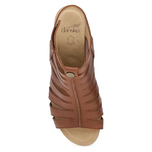 Image of Dansko Adie Heeled Gladiator Sandal for Women - Hand-Crafted Wooden Outsoles - Memory Foam Footbeds and Rubber Padding for Unparalleled Comfort and Durability