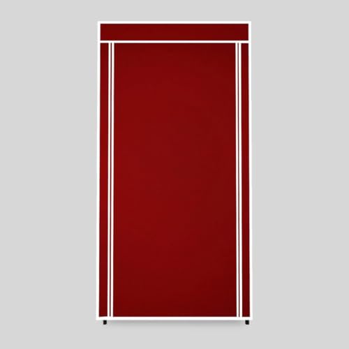 Image of YouCopia Shoe Rack for Home Non Woven Fabric - DIY Multipurpose Shoe Rack Organizer, 6-Layer Shoe Rack for Home -Shelf with Dustproof Door Entryway for Heels /Slippers /Boots (Maroon, 6-Layer)