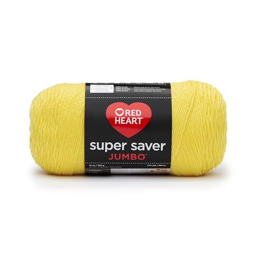 Image of RED HEART Super Saver Jumbo Yarn, Bright Yellow