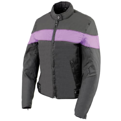 Image of Milwaukee Leather Women's Textile Classic Crossover Motorcycle Riders Jacket - All Year Wear