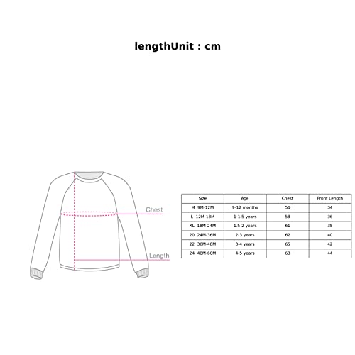 Image of Hopscotch Girls Cotton Text Print Round Neck Sweatshirt