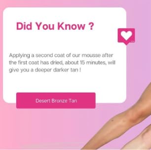 Miniatura 3 de Mousse bronceador autobronceador de bronce desierto, botella de 7 onzas