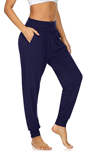 Image of UEU Women's Cozy Yoga Joggers Pants Loose Workout Sweatpants Comfy Lounge Pants with Pockets