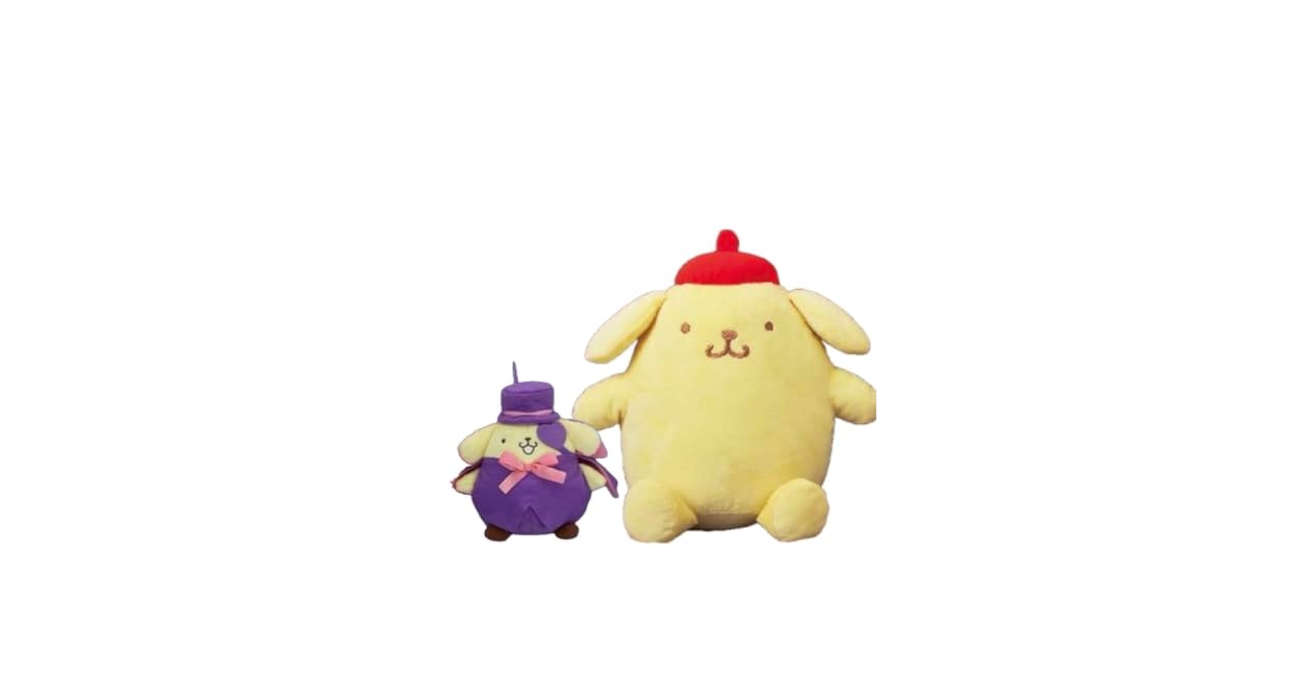ポムポムプリンカフェ限定 吸血鬼プリンぬいぐるみ ハロウィン　タグ付 ポムポムプリンカフェ限定 吸血鬼プリンぬいぐるみ ハロウィン