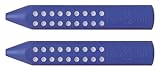 Faber-Castell Dreieckradierer Grip 2001 (Blau, 2 Stück)
