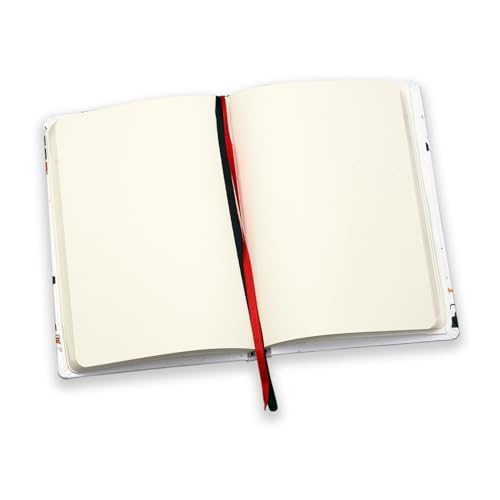 Image of COI A5 Unruled Funky Notebook 192 Pages | 80 Gsm Paper | Natural Shade Journal | Elastic Band Closure