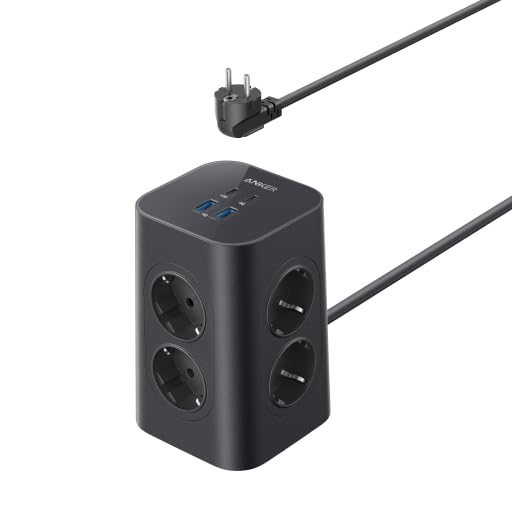 Anker listwa zasilająca 8 gniazd + 4 USB
