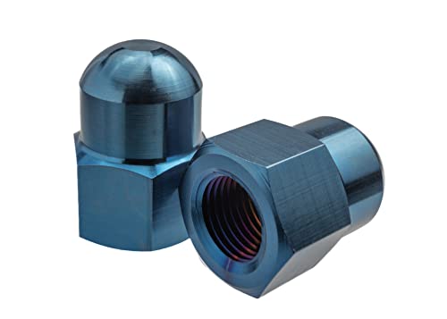 Lot de 2 moyeux en titane bleu compatibles avec Rohloff et SRAM G8 G9