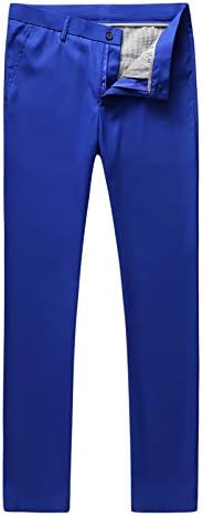 MOGU Mens Royal Dress Pants US Size 34 Royal Blue