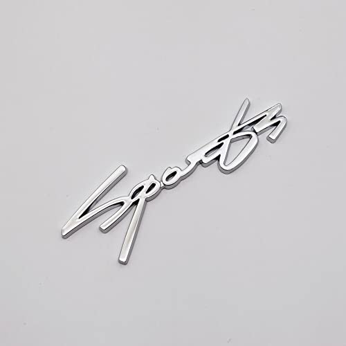 Image of 2020 Sports Car Auto Emblem Badge Metal Sticker Chrome Black Fender Tailgate (Chrome)