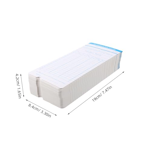 Cartes de pointage Sewroro papier cartonné pour un suivi du temps sans erreur