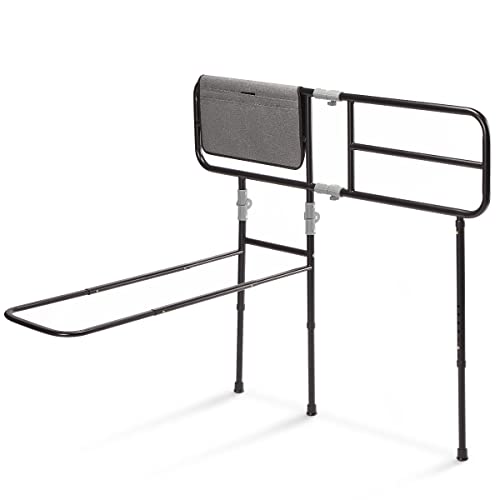 Greenchief Folding Bed Assist Rail For Elderly Adults - Fall Prevention Bed Cane With Adjustable Height, Bed Safety Grab Bar With Storage Pouch, Fit King, Queen, Full, Twin (Holds Up To 350 Lbs) #TOP5