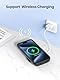 NEWDERY Akkuhülle für iPhone 15 Pro/iPhone 15, 10000mAh USB C Batteriefach Qi Wireless Charging Case, tragbare wiederaufladbare Extended Ladegerät Akku Pack Powerbank- (6.1) (Schwarz)