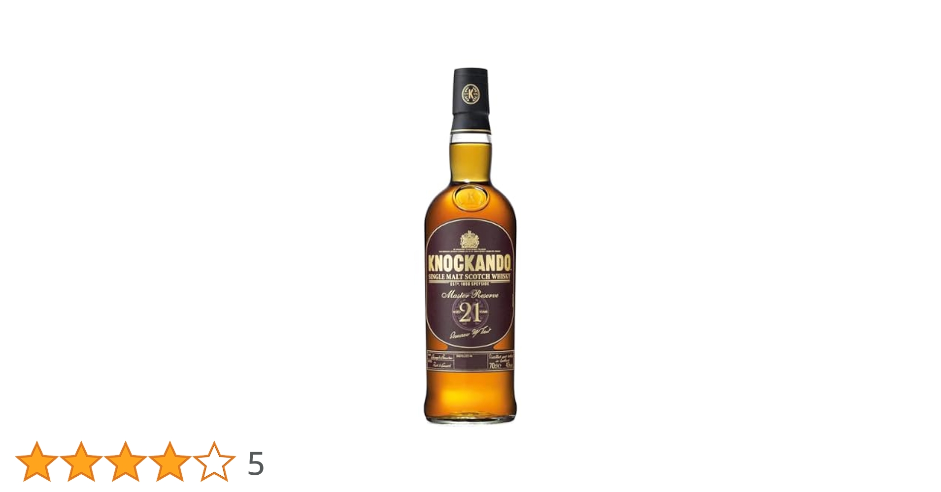 Amazon.co.jp: ノッカンドゥ 21年 マスターリザーブ 43度 700ml