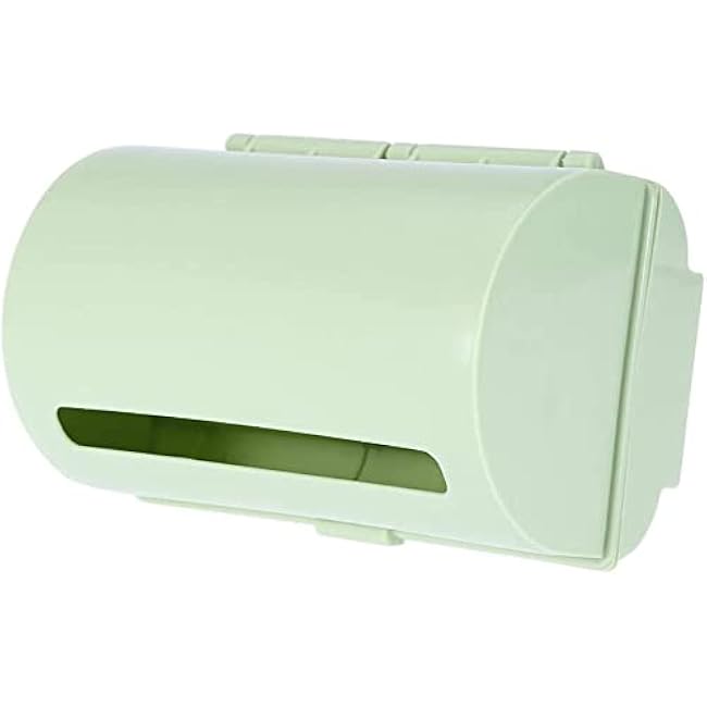 AKOAK 1 Pack Wall Hanging Garbage Bag Storage Box, Grocery Bag Storage Holder, Plastic Shopping Bag Organizer - for Home Kitchen Cabinets Bathroom Living Room