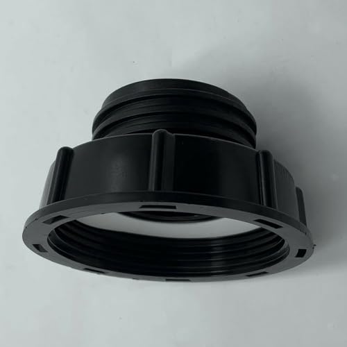 Jonikuper - Adaptateur de vidange pour réservoir fourre-tout IBC de 7,6 cm à 5,1 cm, filetage grossier, connecteur de tuyau d'arrosage pour réservoirs de 1000 L, engrais agricoles et industriels