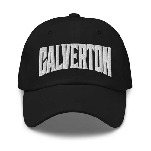 Calverton Baseball Cap Calverton Dad Hat New York NY Hat Embroidered Souvenir Black Calverton Baseball Cap Calverton Dad Hat New York NY Hat Embroidered Souvenir Black