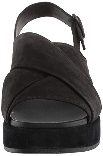 Camper Misia, Sandali con Zeppa Donna, Nero, 38 EU...