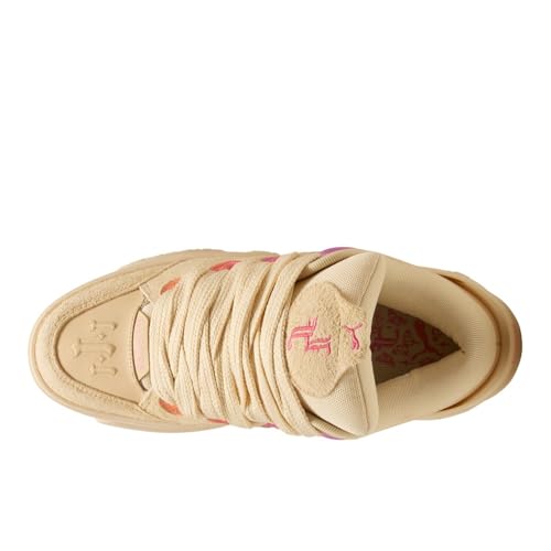 Image of PUMA Mens La France Bright Lights Lace Up Sneakers Shoes Casual - Beige