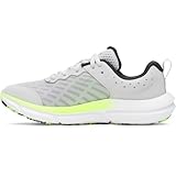 Under Armour Boys' Grade School Assert 10, (012) Mod Gray/Black/Hyper Green, 7, US