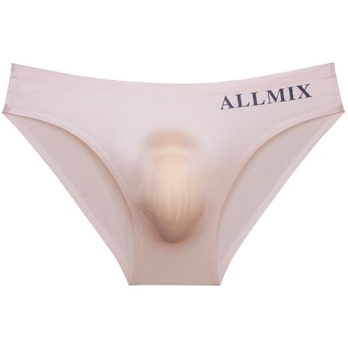 1Pcs Men's Underwear Briefs Ice Silk Low Rise Men's Panties Soft and Comfortable Sexy Triangle Briefs for Men