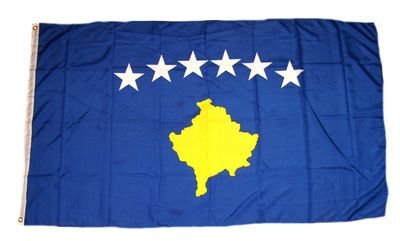 Fahne / Flagge Republik Kosovo 90 x 150 cm Flaggen [Misc.]
