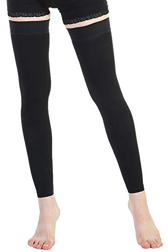 Ztl Thigh High Compression Stockings Women Men, 30-40 mmHg