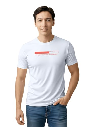 Image of Gym T Shirts for Men Workout | Sports Tshirt for Man | Running Mens T-Shirts | Polyester Men's T Shirt | Quick Dry fit Training Active Wear | Badminton Football Jersey Tshirts