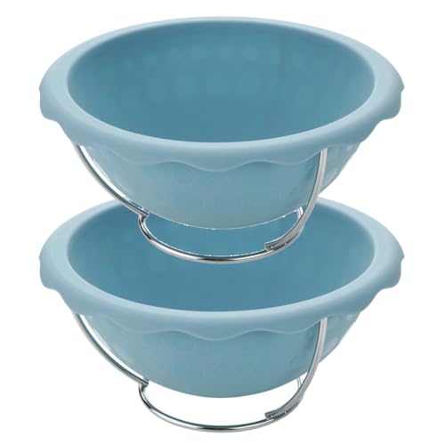 Zenker 9939050 Lot de 2 moules demi sphère pour ballon de foot, moule à gâteau demi sphère, moule robe de princesse, Silicone, Bleu, 18 x 9 cm