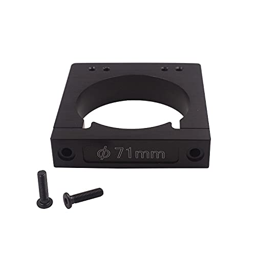 Lysee 3D Printer Parts & Accessories - Engraving Machine 80mm Spindle Motor Fixture 71mm Mounting Base Bracket - (Size: 80mm)