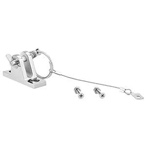 Boot Top Deck Scharnier w/Lanyard Quick Release Pin w/Schroeven RVS Boot Marinier Hardware Accessoires