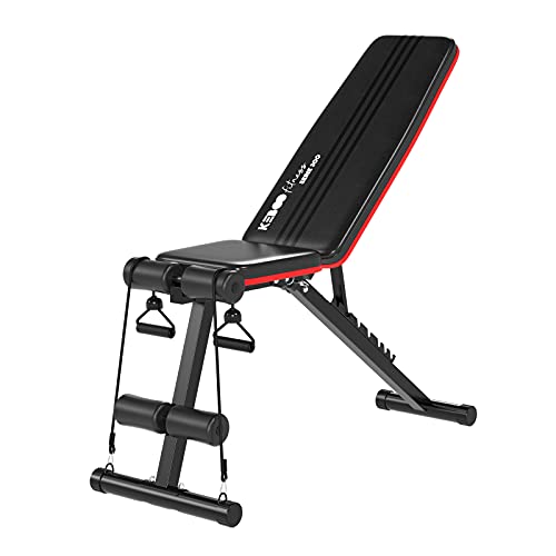 Banc de Musculation Keboo Fitness Série 500 Réglable 7 Positions Multiexcercice 129,5x45x118 cm Cover