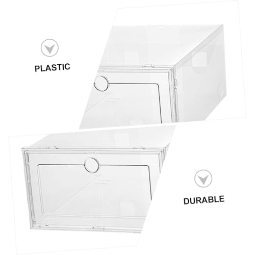 Boîtes à chaussures transparentes robustes et compactes TOYANDONA PP