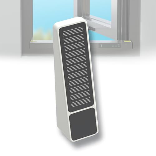 Abridor de ventanas inteligente inalámbrico, sensor de lluvia, funciona con energía solar, conexión de aplicación, sensibilidad ajustable, monitoreo del estado de trabajo en tiempo real