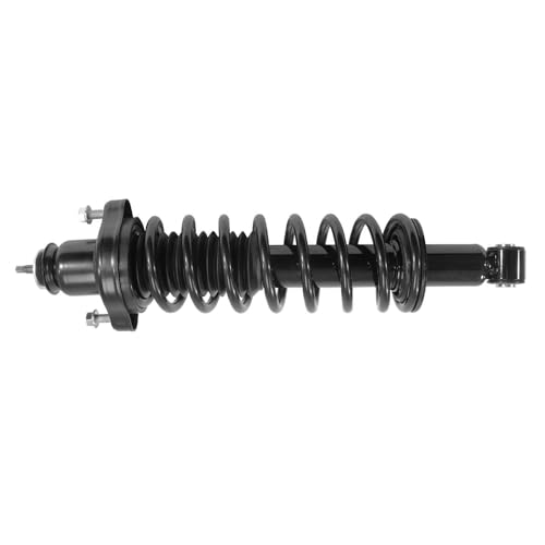 Image of Detroit Axle - FWD 6pc Suspension Kit for 2002-2007 Mitsubishi Lancer 4 Front Rear Ready Struts with Coil Spring 2 Front Sway Bar Links 2003 2004 2005 2006 Replacement