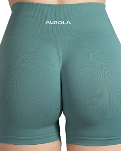 Image of AUROLA Dream Collection Women Workout Shorts High Waist Gym Shorts, Scrunch Butt Seamless Athletic Shorts
