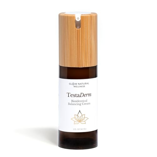 Glow Natural Wellness TestaDerm DHEA Cream for Women 1 fl oz / 30 mL